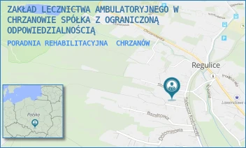 PORADNIA REHABILITACYJNA - ZAKŁAD LECZNICTWA AMBULATORYJNEGO W CHRZANOWIE SPÓŁKA Z OGRANICZONĄ ODPOWIEDZIALNOŚCIĄ - UL. KOŚCIUSZKI 14,  CHRZANÓW