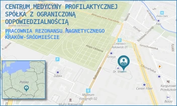 PRACOWNIA REZONANSU MAGNETYCZNEGO - CENTRUM MEDYCYNY PROFILAKTYCZNEJ SPÓŁKA Z OGRANICZONĄ ODPOWIEDZIALNOŚCIĄ - UL. OLSZAŃSKA 5,  KRAKÓW-ŚRÓDMIEŚCIE