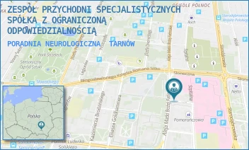 PORADNIA NEUROLOGICZNA - ZESPÓŁ PRZYCHODNI SPECJALISTYCZNYCH SPÓŁKA Z OGRANICZONĄ ODPOWIEDZIALNOŚCIĄ - UL. MARII SKŁODOWSKIEJ-CURIE 1,  TARNÓW