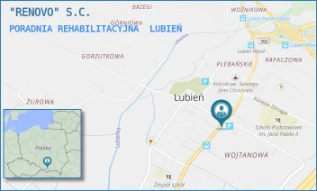 PORADNIA REHABILITACYJNA - "RENOVO" S.C. - LUBIEŃ 475,  LUBIEŃ