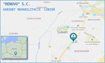 GABINET REHABILITACJI - "RENOVO" S.C. - LUBIEŃ 475,  LUBIEŃ