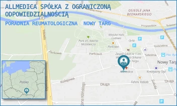 PORADNIA REUMATOLOGICZNA - ALLMEDICA SPÓŁKA Z OGRANICZONĄ ODPOWIEDZIALNOŚCIĄ - UL. KOLEJOWA 31,  NOWY TARG