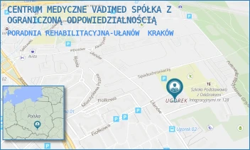 PORADNIA REHABILITACYJNA-UŁANÓW - CENTRUM MEDYCZNE VADIMED SPÓŁKA Z OGRANICZONĄ ODPOWIEDZIALNOŚCIĄ - UL. UŁANÓW 29 A,  KRAKÓW