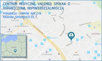 PORADNIA CHORÓB NACZYŃ - CENTRUM MEDYCZNE VADIMED SPÓŁKA Z OGRANICZONĄ ODPOWIEDZIALNOŚCIĄ - UL. FIOŁKOWA 6,  KRAKÓW-ŚRÓDMIEŚCIE