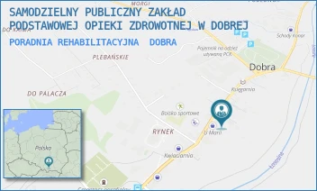 PORADNIA REHABILITACYJNA - SAMODZIELNY PUBLICZNY ZAKŁAD PODSTAWOWEJ OPIEKI ZDROWOTNEJ W DOBREJ - DOBRA 545,  DOBRA