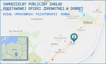 DZIAŁ (PRACOWNIA) FIZJOTERAPII - SAMODZIELNY PUBLICZNY ZAKŁAD PODSTAWOWEJ OPIEKI ZDROWOTNEJ W DOBREJ - DOBRA 545,  DOBRA