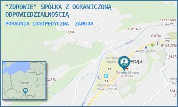 PORADNIA LOGOPEDYCZNA - "ZDROWIE" SPÓŁKA Z OGRANICZONĄ ODPOWIEDZIALNOŚCIĄ - UL. ZAWOJA 1580,  ZAWOJA