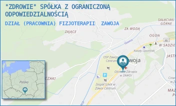 DZIAŁ (PRACOWNIA) FIZJOTERAPII - "ZDROWIE" SPÓŁKA Z OGRANICZONĄ ODPOWIEDZIALNOŚCIĄ - UL. ZAWOJA 1580,  ZAWOJA