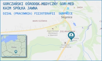 DZIAŁ (PRACOWNIA) FIZJOTERAPII - GORCZAŃSKI OŚRODEK MEDYCZNY GOR-MED KAIM SPÓŁKA JAWNA - SŁOPNICE 888,  SŁOPNICE