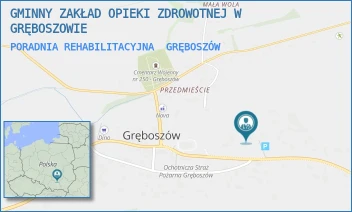 PORADNIA REHABILITACYJNA - GMINNY ZAKŁAD OPIEKI ZDROWOTNEJ W GRĘBOSZOWIE - GRĘBOSZÓW 142,  GRĘBOSZÓW