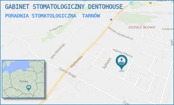 PORADNIA STOMATOLOGICZNA - GABINET STOMATOLOGICZNY DENTOHOUSE - UL. FERDYNANDA ZARZYCKIEGO 23/5A,  TARNÓW