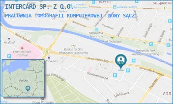 PRACOWNIA TOMOGRAFII KOMPUTEROWEJ - INTERCARD SP. Z O.O. - UL. JANA KILIŃSKIEGO 68,  NOWY SĄCZ