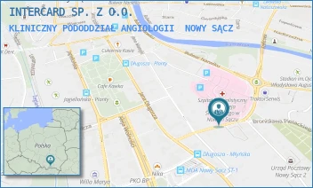 KLINICZNY PODODDZIAŁ ANGIOLOGII - INTERCARD SP. Z O.O. - UL. MŁYŃSKA 5,  NOWY SĄCZ