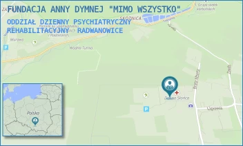 ODDZIAŁ DZIENNY PSYCHIATRYCZNY REHABILITACYJNY - FUNDACJA ANNY DYMNEJ "MIMO WSZYSTKO" - RADWANOWICE 1A,  RADWANOWICE