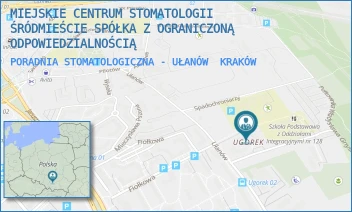 PORADNIA STOMATOLOGICZNA - UŁANÓW - MIEJSKIE CENTRUM STOMATOLOGII ŚRÓDMIEŚCIE SPÓŁKA Z OGRANICZONĄ ODPOWIEDZIALNOŚCIĄ - UL. UL. UŁANÓW 29A,  KRAKÓW