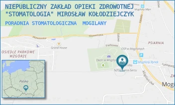 PORADNIA STOMATOLOGICZNA - NIEPUBLICZNY ZAKŁAD OPIEKI ZDROWOTNEJ "STOMATOLOGIA" MIROSŁAW KOŁODZIEJCZYK - RYNEK 4,  MOGILANY