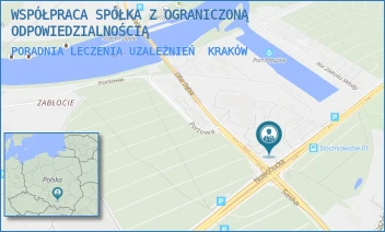 PORADNIA LECZENIA UZALEŻNIEŃ - WSPÓŁPRACA SPÓŁKA Z OGRANICZONĄ ODPOWIEDZIALNOŚCIĄ - UL. STOCZNIOWCÓW 7,  KRAKÓW