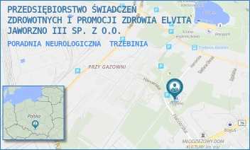 PORADNIA NEUROLOGICZNA - PRZEDSIĘBIORSTWO ŚWIADCZEŃ ZDROWOTNYCH I PROMOCJI ZDROWIA ELVITA - JAWORZNO III SP. Z O.O. - UL. HARCERSKA 13,  TRZEBINIA