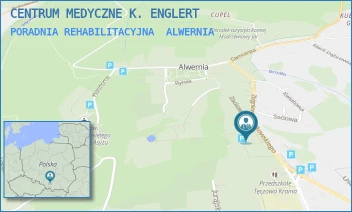 PORADNIA REHABILITACYJNA - CENTRUM MEDYCZNE K. ENGLERT - UL. ZBIGNIEWA GĘSIKOWSKIEGO 16,  ALWERNIA