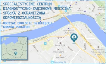 ODDZIAŁ UROLOGII DZIECIĘCEJ - SPECJALISTYCZNE CENTRUM DIAGNOSTYCZNO-ZABIEGOWE MEDICINA SPÓŁKA Z OGRANICZONĄ ODPOWIEDZIALNOŚCIĄ - UL. BARSKA 12,  KRAKÓW-PODGÓRZE