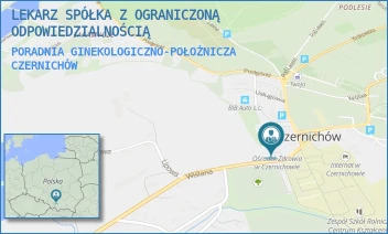 PORADNIA GINEKOLOGICZNO-POŁOŻNICZA - LEKARZ SPÓŁKA Z OGRANICZONĄ ODPOWIEDZIALNOŚCIĄ - UL. WIŚLANA 2,  CZERNICHÓW