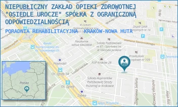 PORADNIA REHABILITACYJNA - NIEPUBLICZNY ZAKŁAD OPIEKI ZDROWOTNEJ "OSIEDLE UROCZE" SPÓŁKA Z OGRANICZONĄ ODPOWIEDZIALNOŚCIĄ - OSIEDLE UROCZE 2,  KRAKÓW-NOWA HUTA