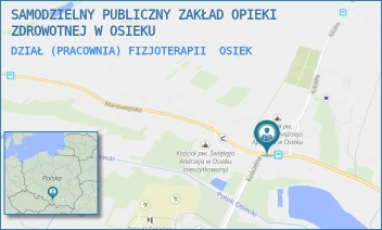 DZIAŁ (PRACOWNIA) FIZJOTERAPII - SAMODZIELNY PUBLICZNY ZAKŁAD OPIEKI ZDROWOTNEJ W OSIEKU - UL. STAROWIEJSKA 175,  OSIEK