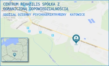 ODDZIAŁ DZIENNY PSYCHOGERIATRYCZNY - CENTRUM REHABILIS SPÓŁKA Z OGRANICZONĄ ODPOWIEDZIALNOŚCIĄ - UL. TADEUSZA BOYA ŻELEŃSKIEGO 100,  KATOWICE