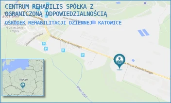 OŚRODEK REHABILITACJI DZIENNEJ - CENTRUM REHABILIS SPÓŁKA Z OGRANICZONĄ ODPOWIEDZIALNOŚCIĄ - UL. TADEUSZA BOYA ŻELEŃSKIEGO 100,  KATOWICE