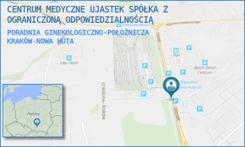 PORADNIA GINEKOLOGICZNO-POŁOŻNICZA - CENTRUM MEDYCZNE UJASTEK SPÓŁKA Z OGRANICZONĄ ODPOWIEDZIALNOŚCIĄ - UL. UJASTEK 3,  KRAKÓW-NOWA HUTA