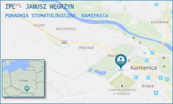 PORADNIA STOMATOLOGICZNA - IPL - JANUSZ WĘGRZYN - KAMIENICA 267,  KAMIENICA