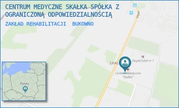 ZAKŁAD REHABILITACJI - CENTRUM MEDYCZNE SKAŁKA SPÓŁKA Z OGRANICZONĄ ODPOWIEDZIALNOŚCIĄ - UL. KOLEJOWA 28,  BUKOWNO