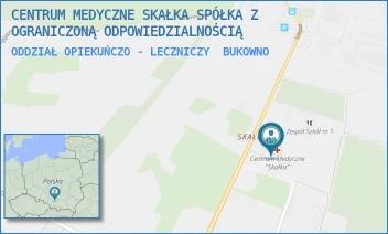 ODDZIAŁ OPIEKUŃCZO - LECZNICZY - CENTRUM MEDYCZNE SKAŁKA SPÓŁKA Z OGRANICZONĄ ODPOWIEDZIALNOŚCIĄ - UL. KOLEJOWA 28,  BUKOWNO