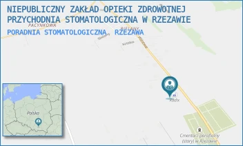 PORADNIA STOMATOLOGICZNA - NIEPUBLICZNY ZAKŁAD OPIEKI ZDROWOTNEJ PRZYCHODNIA STOMATOLOGICZNA W RZEZAWIE - UL. WIŚNIOWA 9,  RZEZAWA