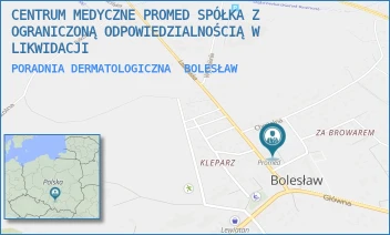 PORADNIA DERMATOLOGICZNA - CENTRUM MEDYCZNE PROMED SPÓŁKA Z OGRANICZONĄ ODPOWIEDZIALNOŚCIĄ W LIKWIDACJI - LASKOWSKA 4A,  BOLESŁAW
