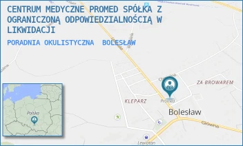 PORADNIA OKULISTYCZNA - CENTRUM MEDYCZNE PROMED SPÓŁKA Z OGRANICZONĄ ODPOWIEDZIALNOŚCIĄ W LIKWIDACJI - LASKOWSKA 4A,  BOLESŁAW