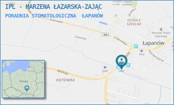 PORADNIA STOMATOLOGICZNA - IPL - MARZENA ŁAZARSKA-ZAJĄC - ŁAPANÓW 186,  ŁAPANÓW