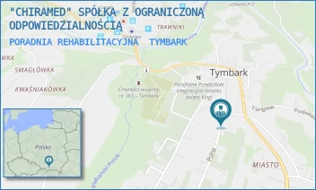 PORADNIA REHABILITACYJNA - "CHIRAMED" SPÓŁKA Z OGRANICZONĄ ODPOWIEDZIALNOŚCIĄ - TYMBARK 315,  TYMBARK