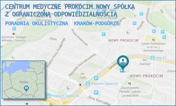 PORADNIA OKULISTYCZNA - CENTRUM MEDYCZNE PROKOCIM NOWY SPÓŁKA Z OGRANICZONĄ ODPOWIEDZIALNOŚCIĄ - UL. LEONIDA TELIGI 8,  KRAKÓW-PODGÓRZE
