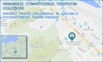 PORADNIA TERAPII UZALEŻNIENIA OD SUBSTANCJI PSYCHOAKTYWNYCH - KRAKOWSKIE STOWARZYSZENIE TERAPEUTÓW UZALEŻNIEŃ - UL. WIELICKA 73,  KRAKÓW-PODGÓRZE