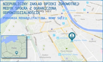 PORADNIA REHABILITACYJNA - NIEPUBLICZNY ZAKŁAD OPIEKI ZDROWOTNEJ MEDYK SPÓŁKA Z OGRANICZONĄ ODPOWIEDZIALNOŚCIĄ - UL. JANA DŁUGOSZA 9,  NOWY SĄCZ