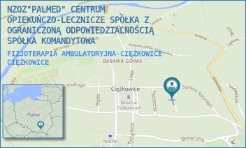 FIZJOTERAPIA AMBULATORYJNA-CIĘŻKOWICE - NZOZ"PALMED" CENTRUM OPIEKUŃCZO-LECZNICZE SPÓŁKA Z OGRANICZONĄ ODPOWIEDZIALNOŚCIĄ SPÓŁKA KOMANDYTOWA - UL. ZDROWA 1,  CIĘŻKOWICE