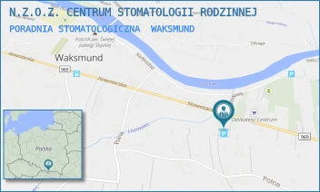 PORADNIA STOMATOLOGICZNA - N.Z.O.Z. CENTRUM STOMATOLOGII RODZINNEJ - UL. NOWOTARSKA 294,  WAKSMUND