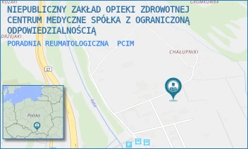 PORADNIA REUMATOLOGICZNA - NIEPUBLICZNY ZAKŁAD OPIEKI ZDROWOTNEJ CENTRUM MEDYCZNE SPÓŁKA Z OGRANICZONĄ ODPOWIEDZIALNOŚCIĄ - UL. PCIM 1,  PCIM