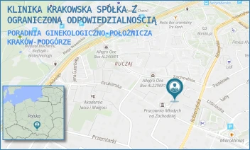 PORADNIA GINEKOLOGICZNO-POŁOŻNICZA - PRZYCHODNIA KRAKOWSKA SPÓŁKA Z OGRANICZONĄ ODPOWIEDZIALNOŚCIĄ - UL. ZACHODNIA 5/12A,  KRAKÓW-PODGÓRZE