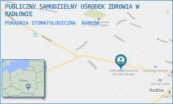 PORADNIA STOMATOLOGICZNA - PUBLICZNY SAMODZIELNY OŚRODEK ZDROWIA W RADŁOWIE - UL. UL. BRZESKA 9,  RADŁÓW