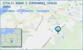 PRACOWNIA FIZJOTERAPII - VITALIS NOWAK I ŻURAKOWSKI SPÓŁKA Z OGRANICZONĄ ODPOWIEDZIALNOŚCIĄ - UL. KOPERNIKA 25,  TRZEBINIA