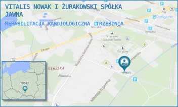 REHABILITACJA KARDIOLOGICZNA - VITALIS NOWAK I ŻURAKOWSKI SPÓŁKA Z OGRANICZONĄ ODPOWIEDZIALNOŚCIĄ - UL. KOPERNIKA 25,  TRZEBINIA