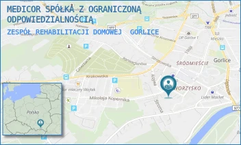 ZESPÓŁ REHABILITACJI DOMOWEJ - MEDICOR SPÓŁKA Z OGRANICZONĄ ODPOWIEDZIALNOŚCIĄ - UL. CICHA 7,  GORLICE