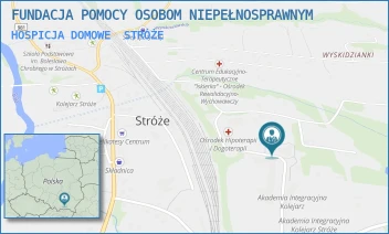 HOSPICJA DOMOWE - FUNDACJA POMOCY OSOBOM NIEPEŁNOSPRAWNYM - UL. STRÓZE 622,  STRÓŻE